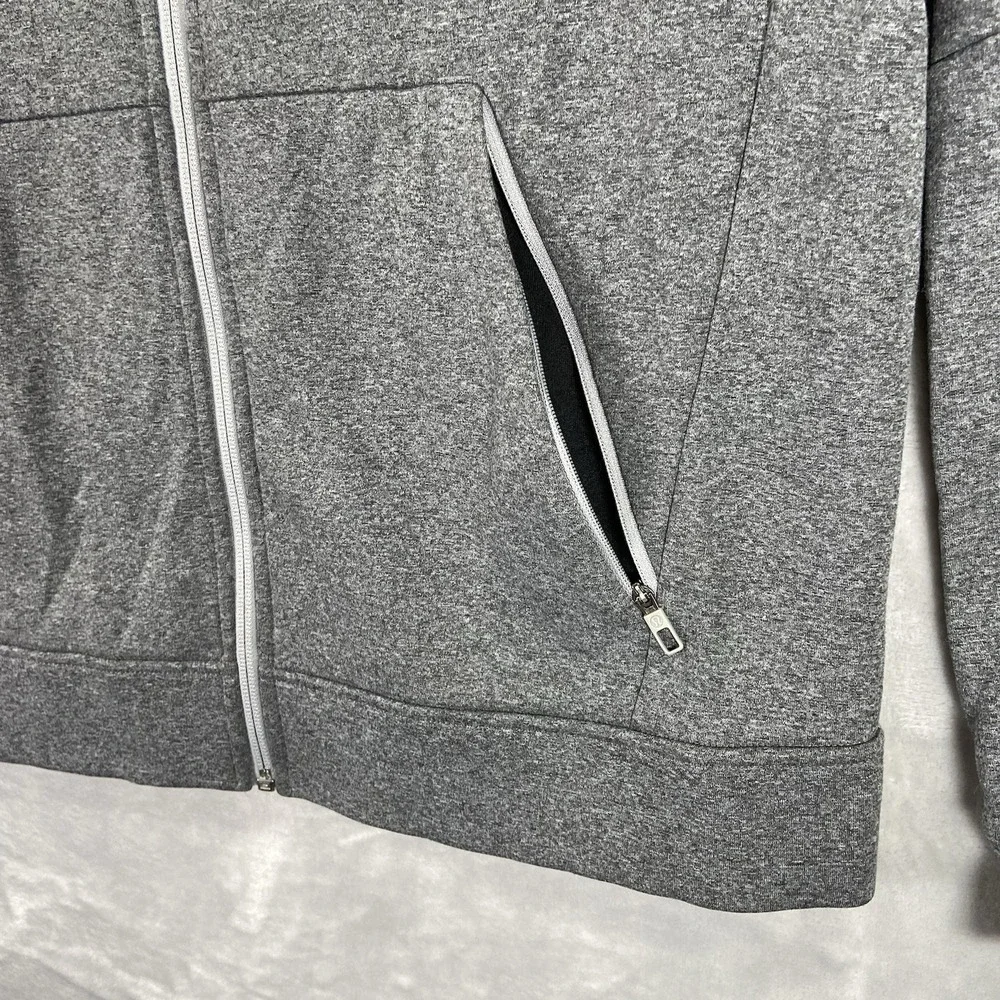 Lululemon Hoodie Mens Medium City Sweat Full Zip Sweatshirt Gray Active Casual